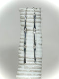 Triple Silver Bar Earrings