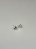 Silver Pebble Studs
