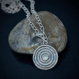 Moonstone Orbit White Topaz Neckkace