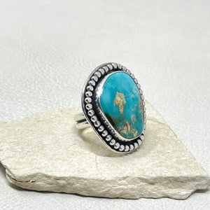 Blue Gem Turquoise Ring