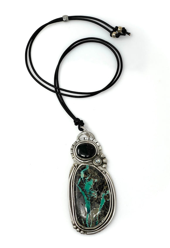 Apache Turquoise Pendant