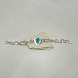 Blue Gem Silver Bracelet