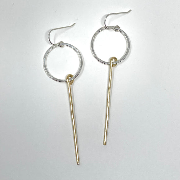 Circle Stick Earrings