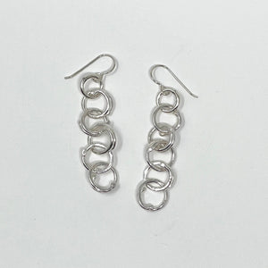 Silver Link Earrings